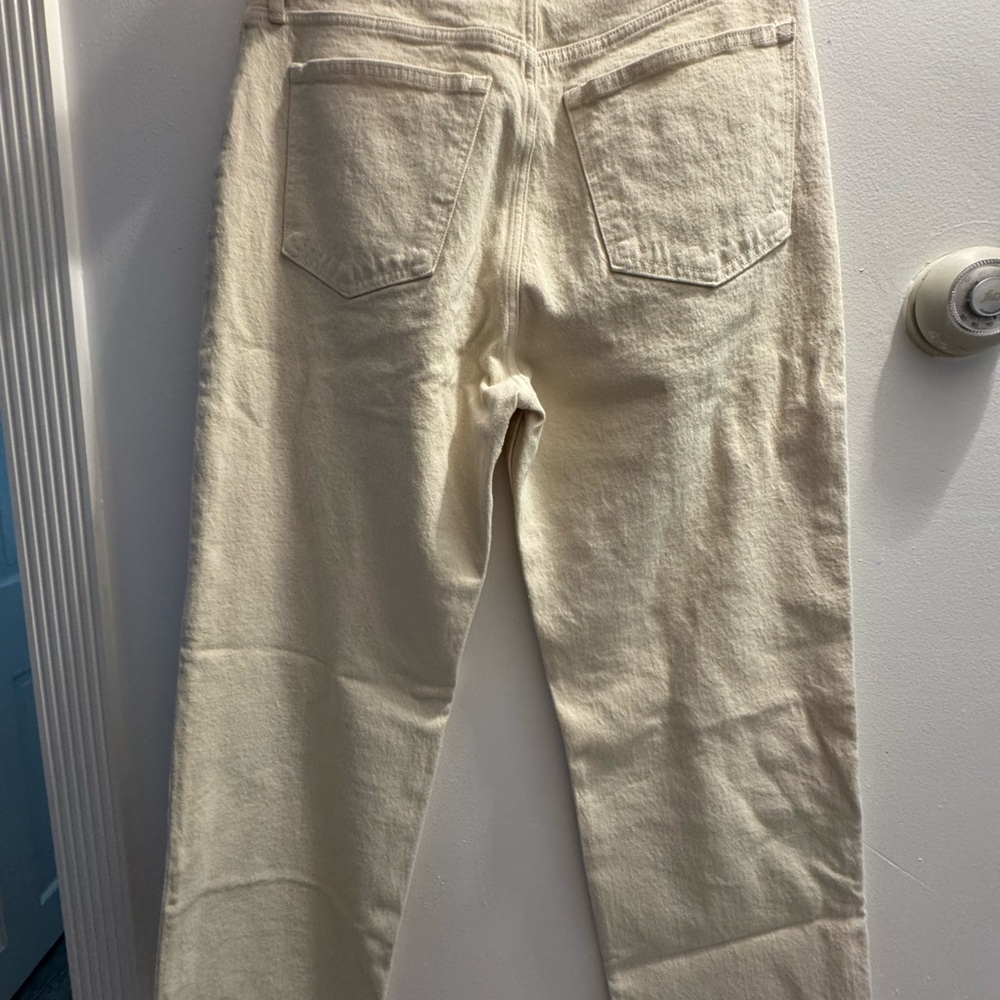 Nearly-New Cream Abercrombie 90s Relaxed High Rise 31 / 12 - Picture 7 of 8
